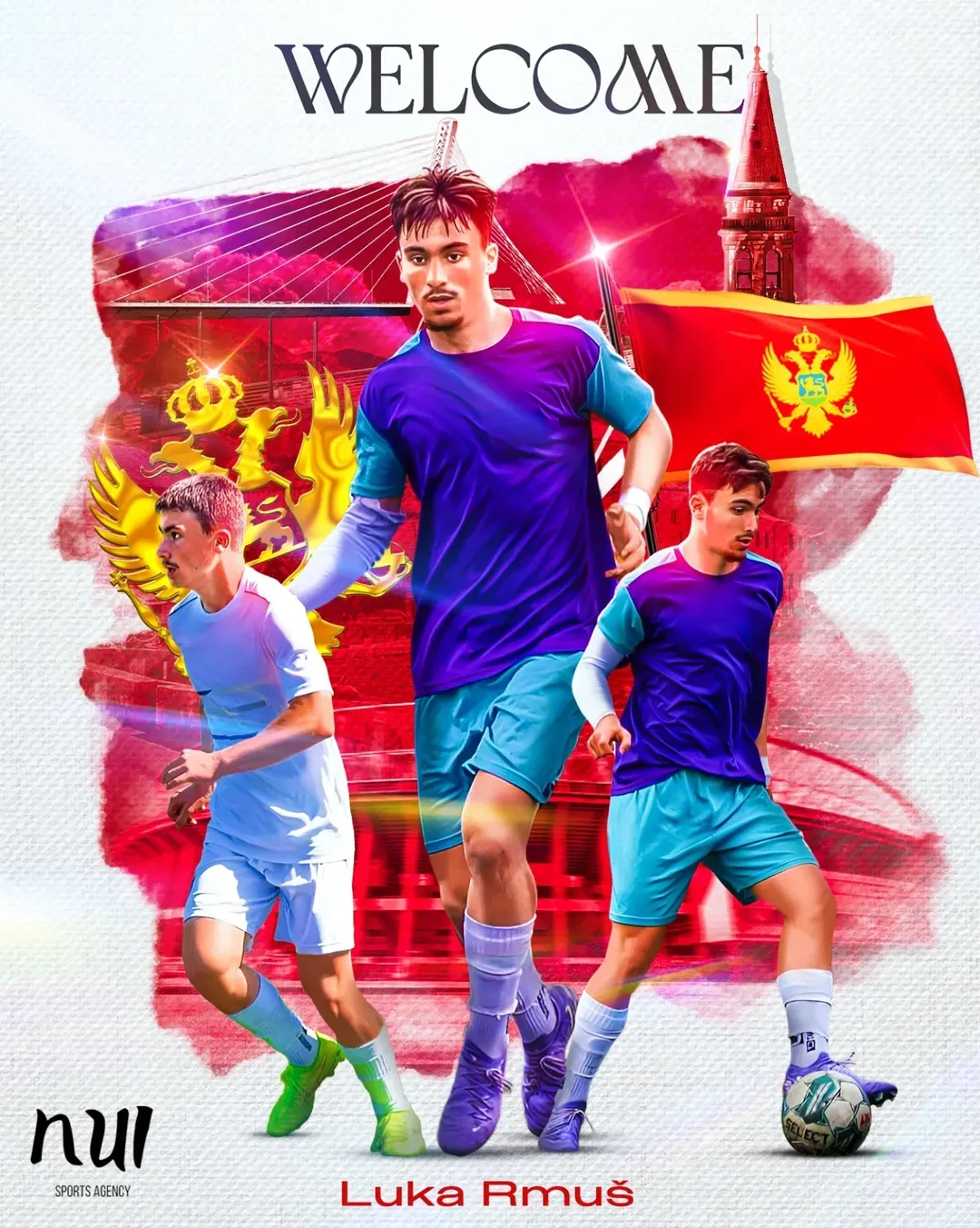 Luka Rmuš signs with NUI Sports Agency